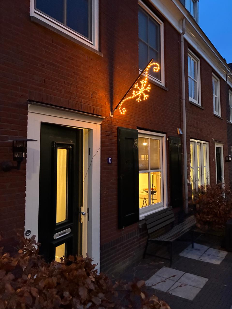 Twinkle Pole vallende sterren in de schemering